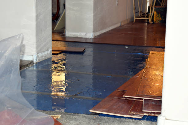 Professional Water Damage Restoration technician working in Fulton, MS